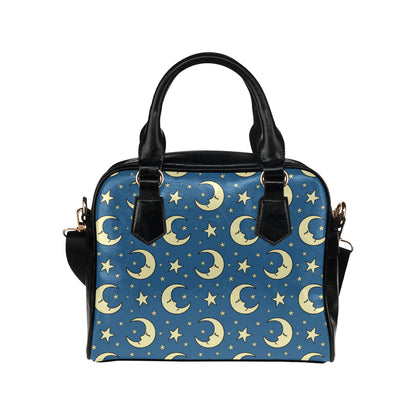 Moon Night Pattern Print Design 03 Shoulder Handbag