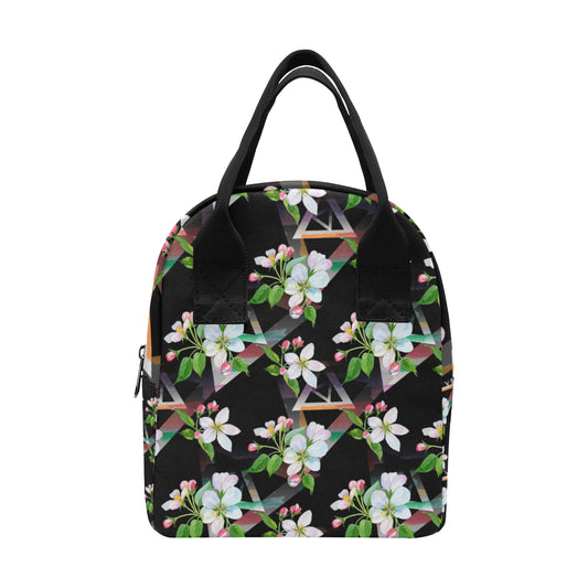 Apple blossom Pattern Print Design AB07 Insulated Lunch Bag