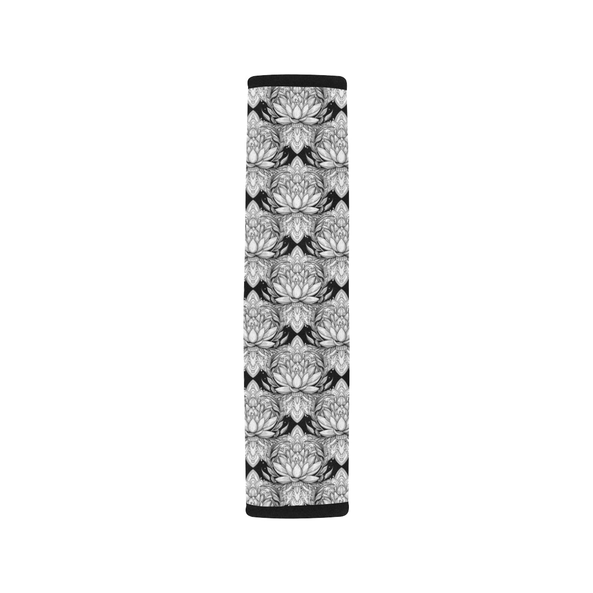 Lotus Mandala Print Pattern Car Seat Belt Cover