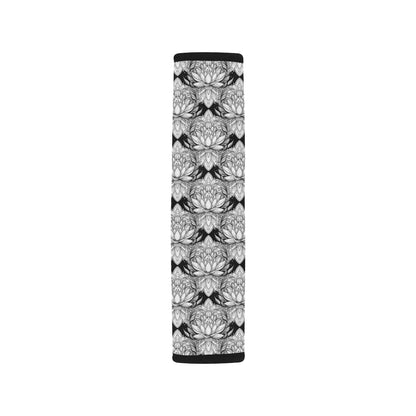 Lotus Mandala Print Pattern Car Seat Belt Cover