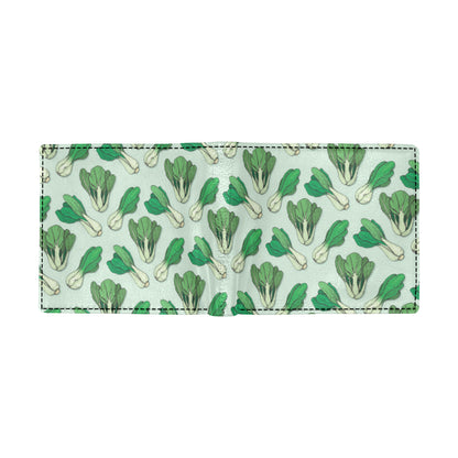 Bok Choy Pattern Print Design 01 Men's ID Card Wallet