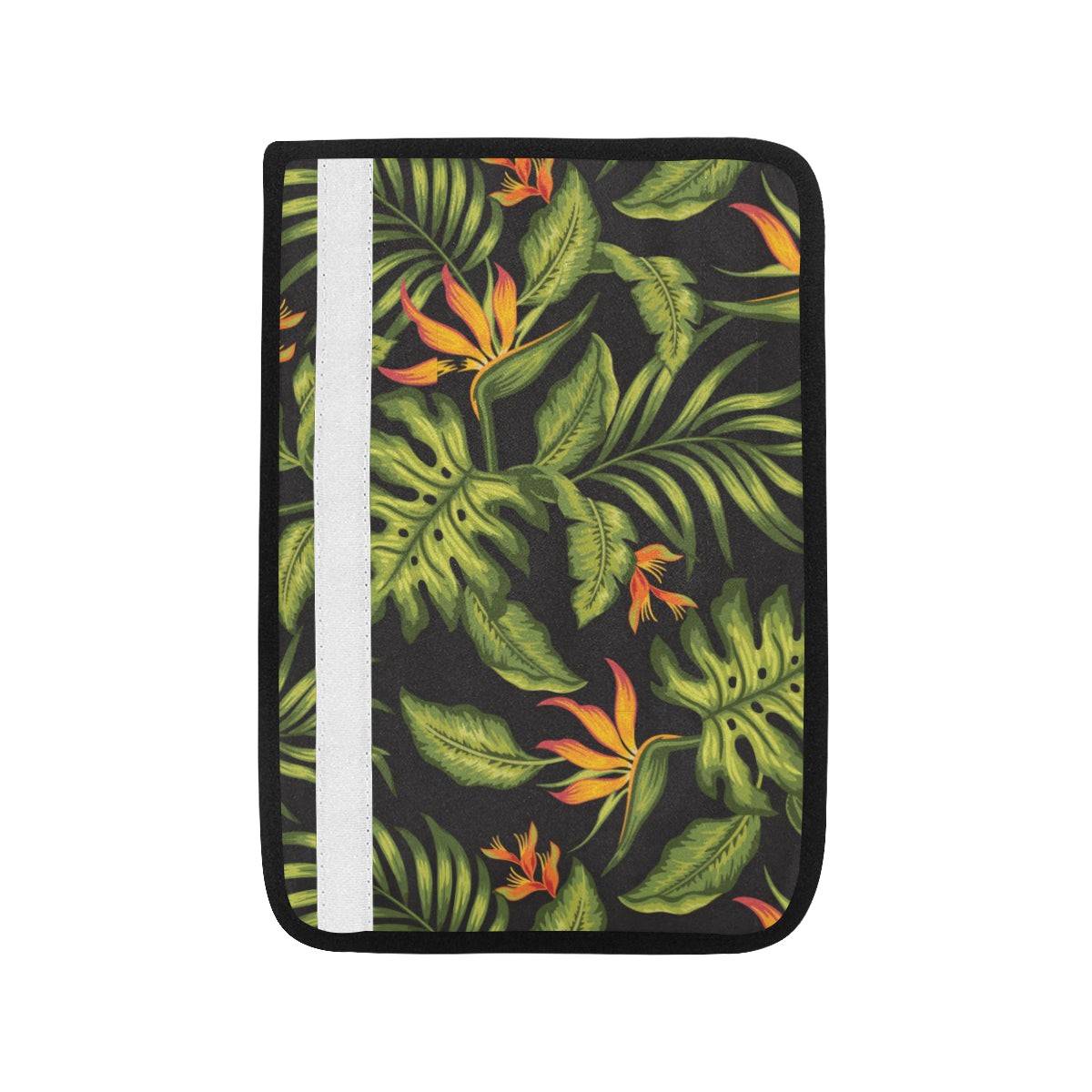 Bird Of Paradise Pattern Print Design BOP013 Car Seat Belt Cover