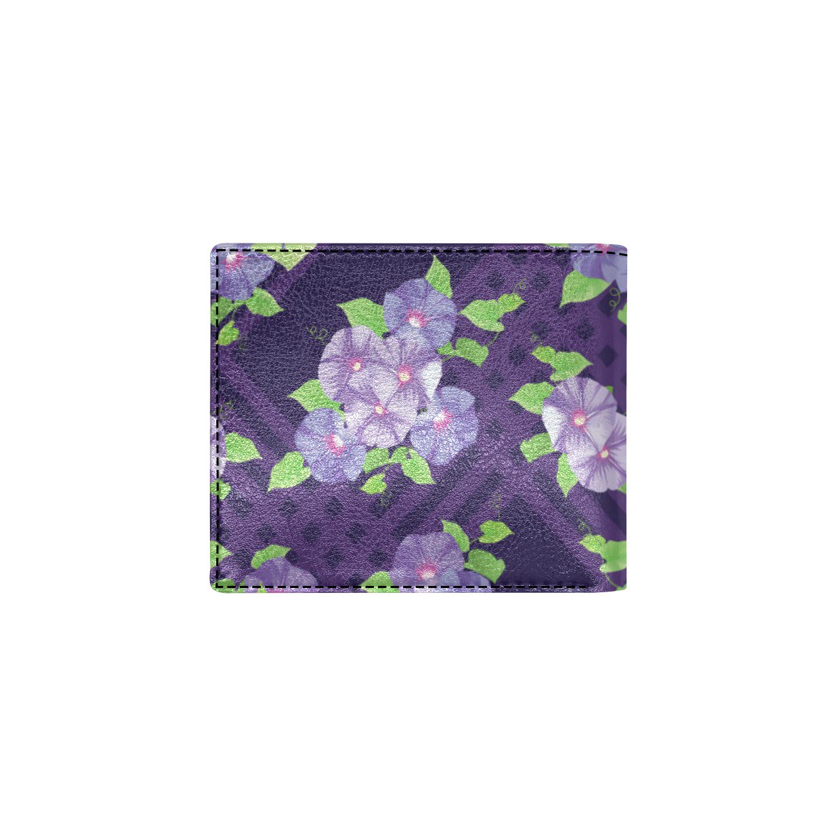 Morning Glory Pattern Print Design MG03 Men's ID Card Wallet