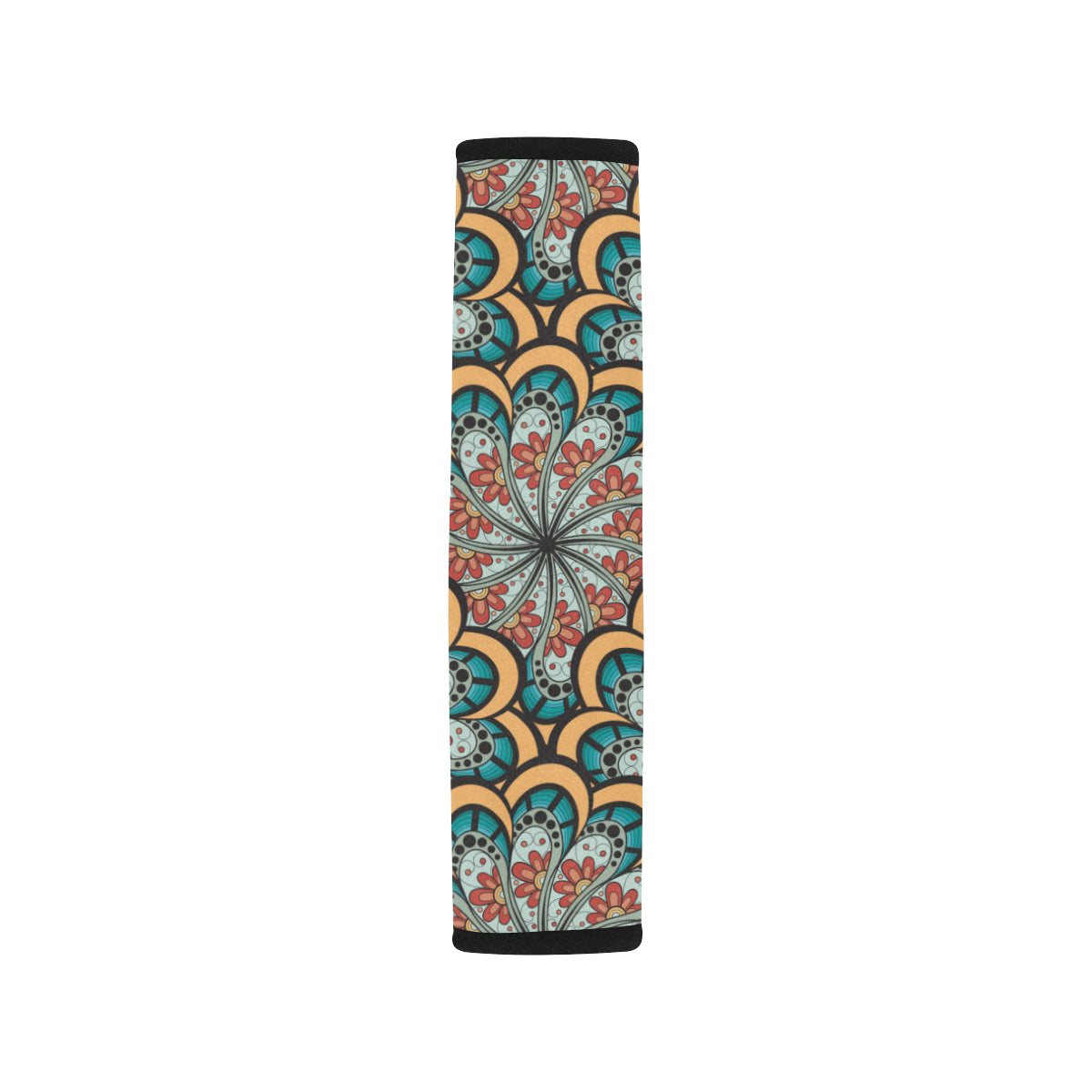 Mandala Pattern Print Design 01 Car Seat Belt Cover