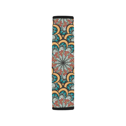 Mandala Pattern Print Design 01 Car Seat Belt Cover