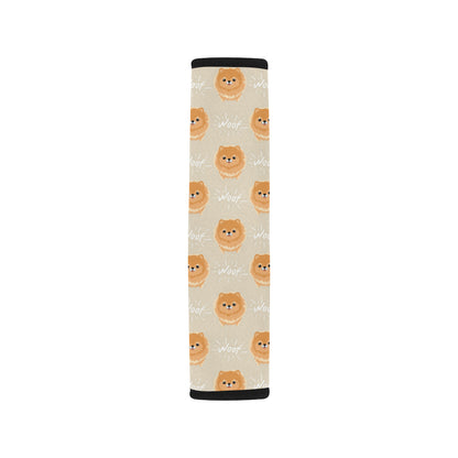 Pomeranians Pattern Print Design A04 Car Seat Belt Cover
