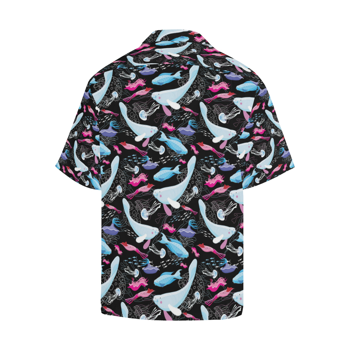 Manatee Pattern Print Design 02 Men's Hawaiian Shirt