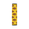 Bison Native Pattern Print Design 01 Car Seat Belt Cover