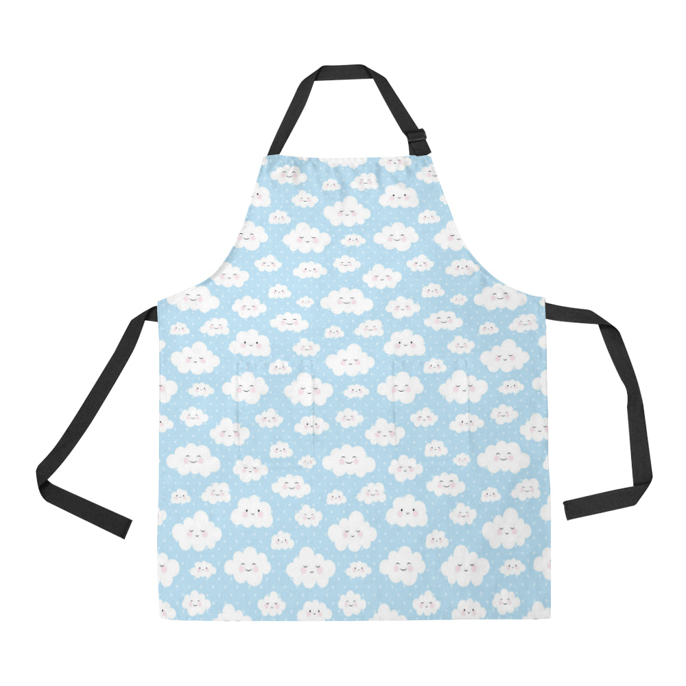 Cloud  Pattern Print Design 02 Apron with Pocket