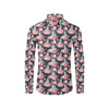 Bluebird Pattern Print Design 02 Men's Long Sleeve Shirt