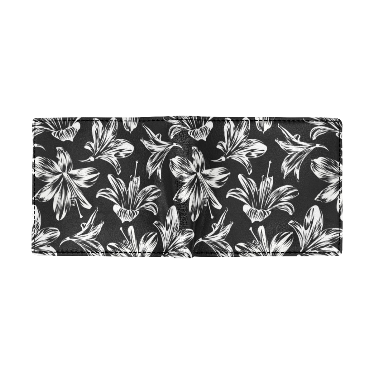 Amaryllis Pattern Print Design AL04 Men's ID Card Wallet