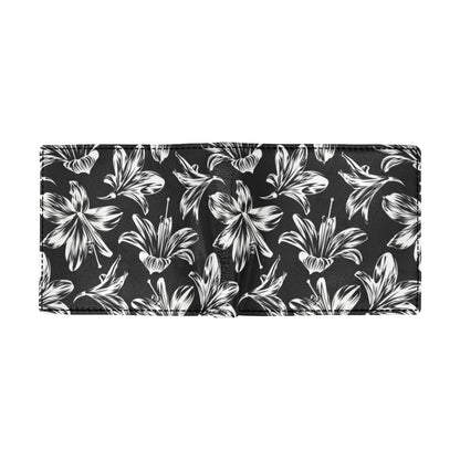 Amaryllis Pattern Print Design AL04 Men's ID Card Wallet