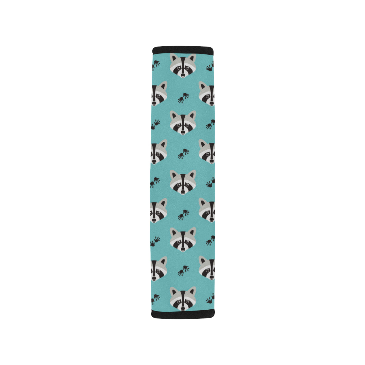 Raccoon Pattern Print Design A01 Car Seat Belt Cover