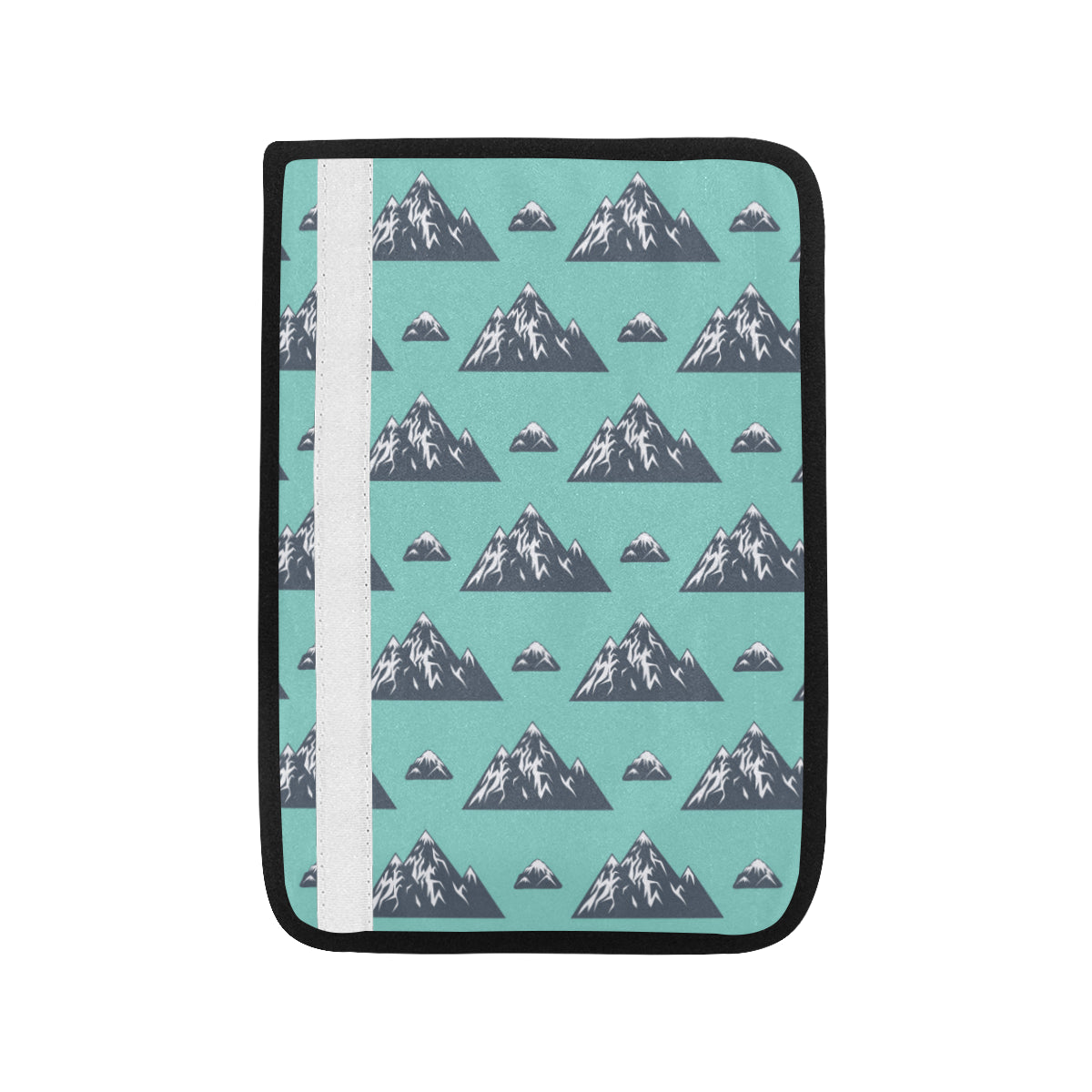 Mountain Pattern Print Design 01 Car Seat Belt Cover