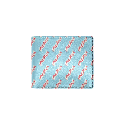 Bacon Pattern Print Design 03 Men's ID Card Wallet