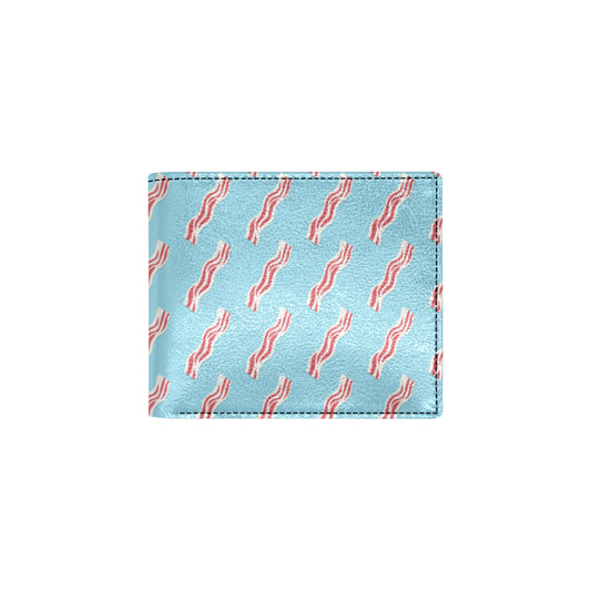 Bacon Pattern Print Design 03 Men's ID Card Wallet