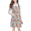 Rooster Pattern Print Design A05 Apron with Pocket