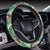 Leopard Pattern Print Design 03 Steering Wheel Cover with Elastic Edge