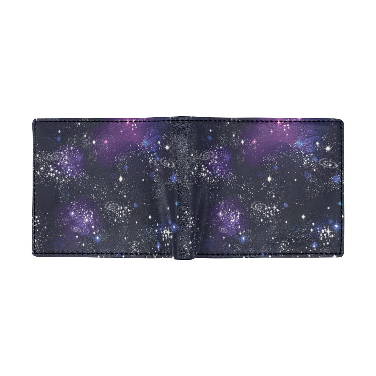 Cosmic Pattern Print Design 03 Men's ID Card Wallet
