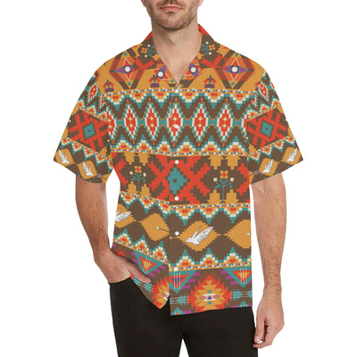 Native Pattern Print Design A01 Men's Hawaiian Shirt