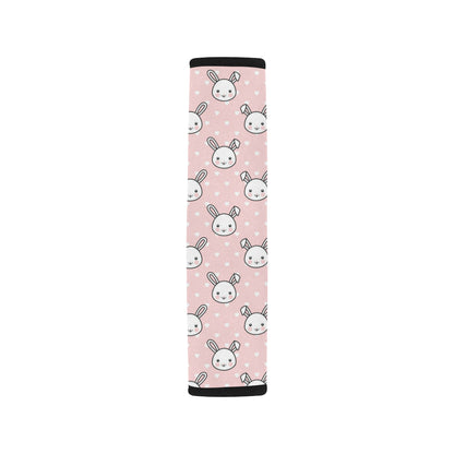 Rabbit Pattern Print Design RB02 Car Seat Belt Cover