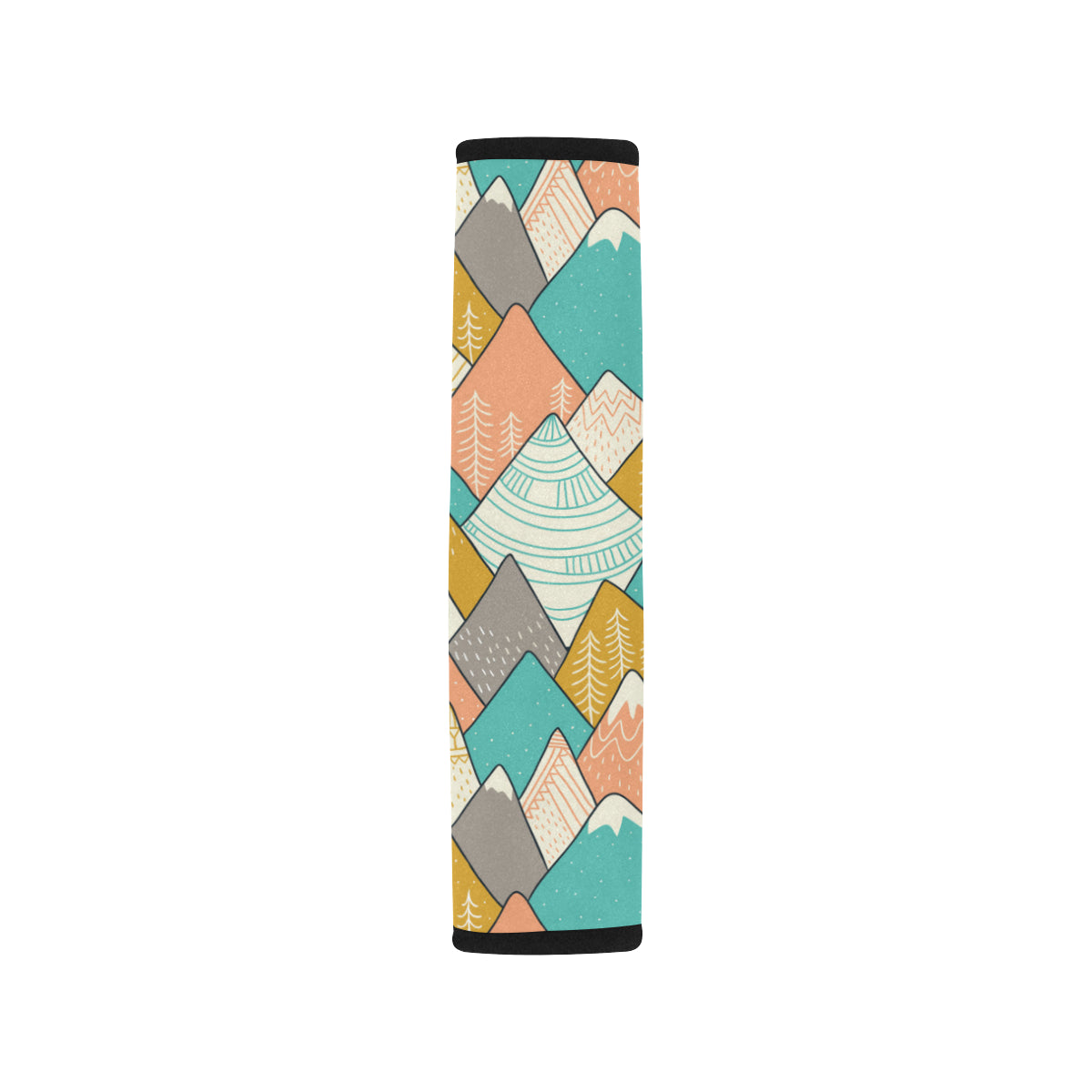 Mountain Pattern Print Design 02 Car Seat Belt Cover