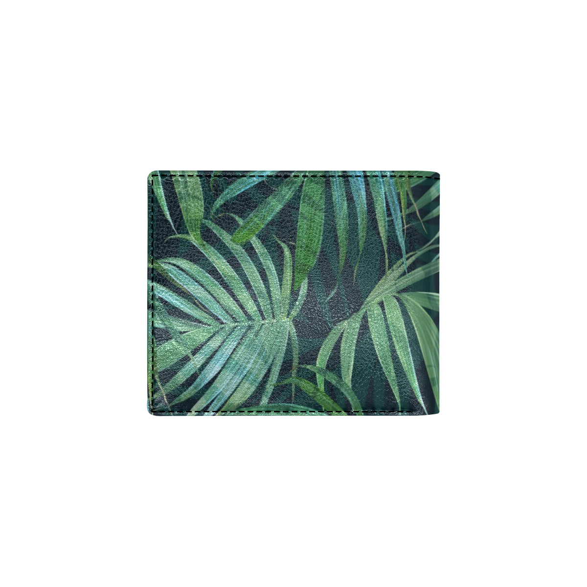 Tropical Flower Pattern Print Design TF011 Men's ID Card Wallet