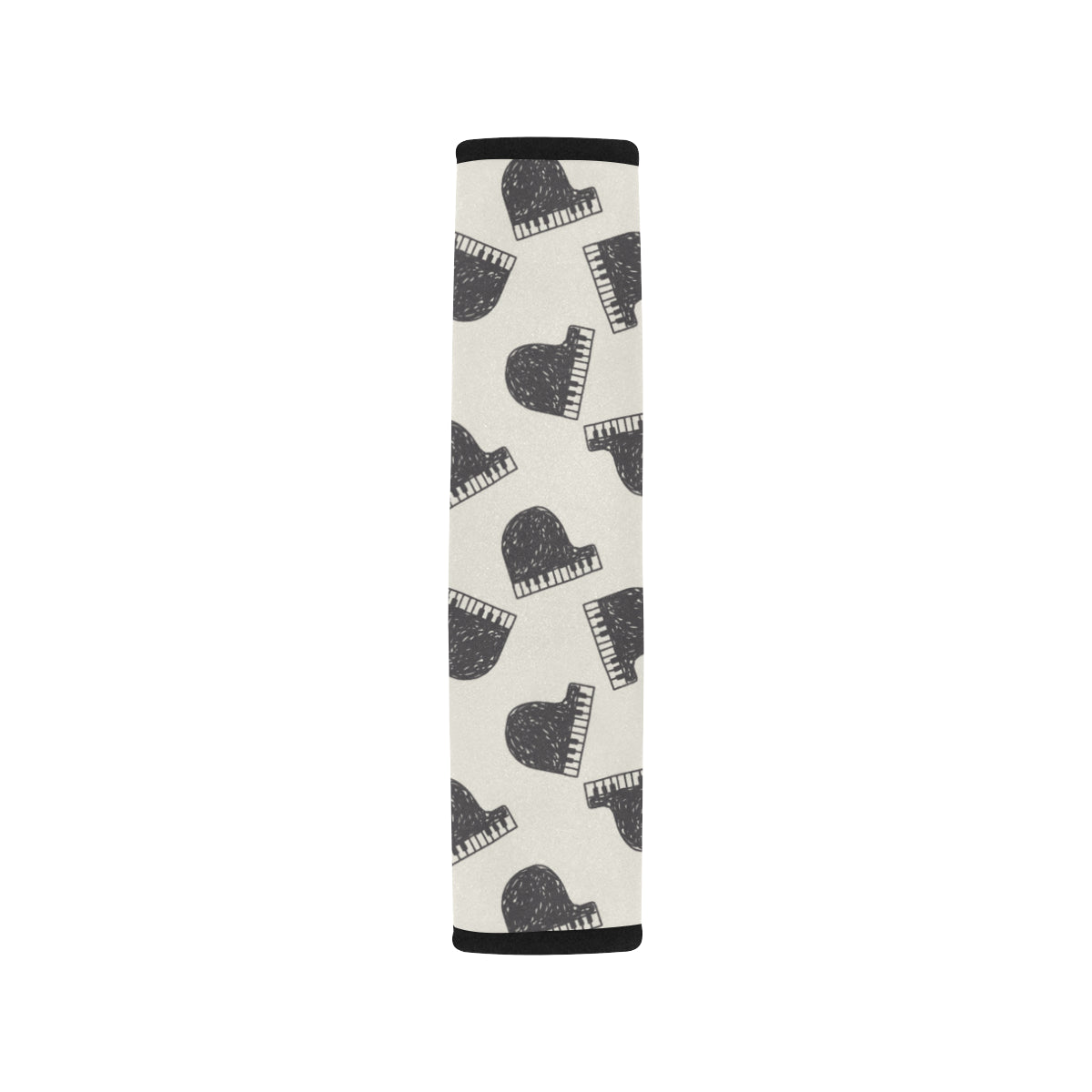 Piano Pattern Print Design 04 Car Seat Belt Cover