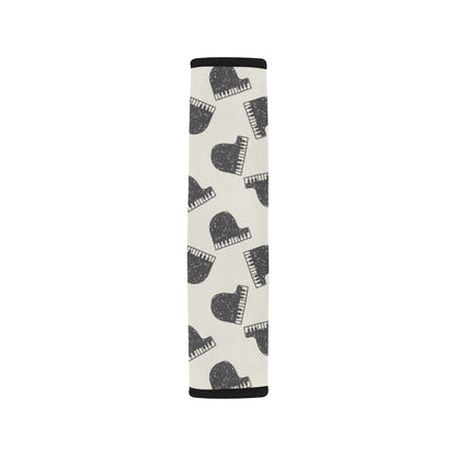 Piano Pattern Print Design 04 Car Seat Belt Cover