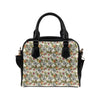 Butterfly Flower Pattern Print Design 06 Shoulder Handbag