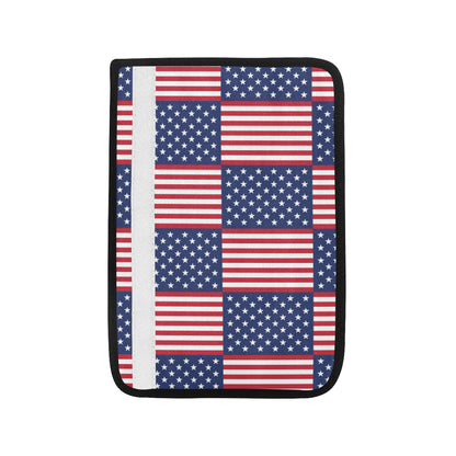 Patriotic US Flag Pattern Print Design A03 Car Seat Belt Cover