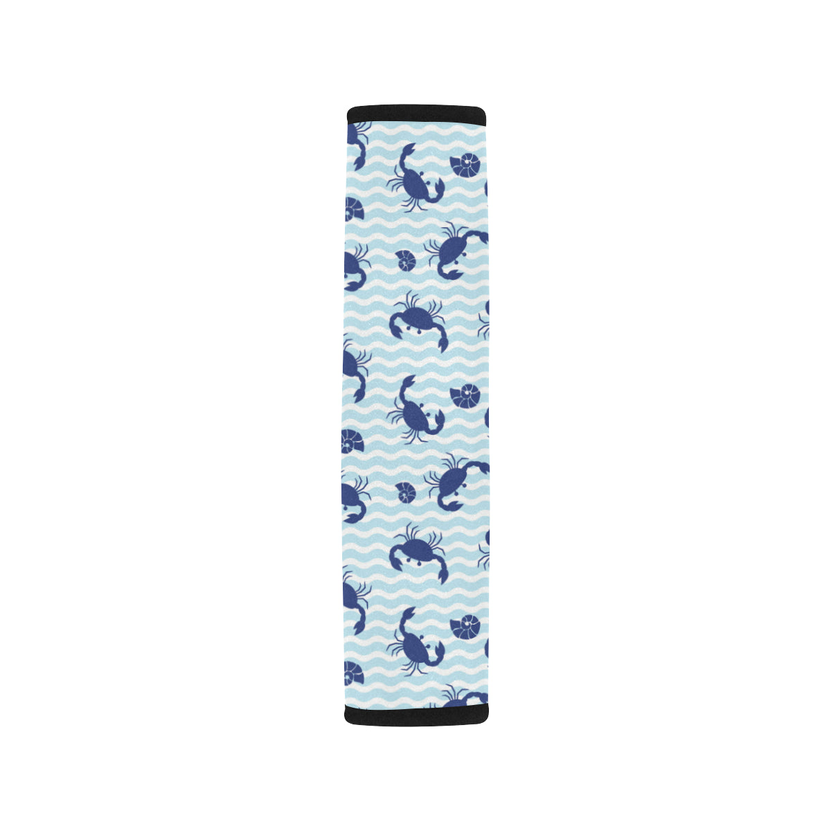 Crab Pattern Print Design 04 Car Seat Belt Cover