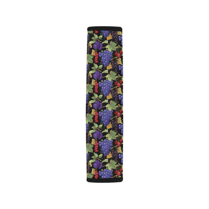 Grape Pattern Print Design GP05 Car Seat Belt Cover