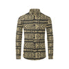 Mayan Pattern Print Design 03 Men's Long Sleeve Shirt