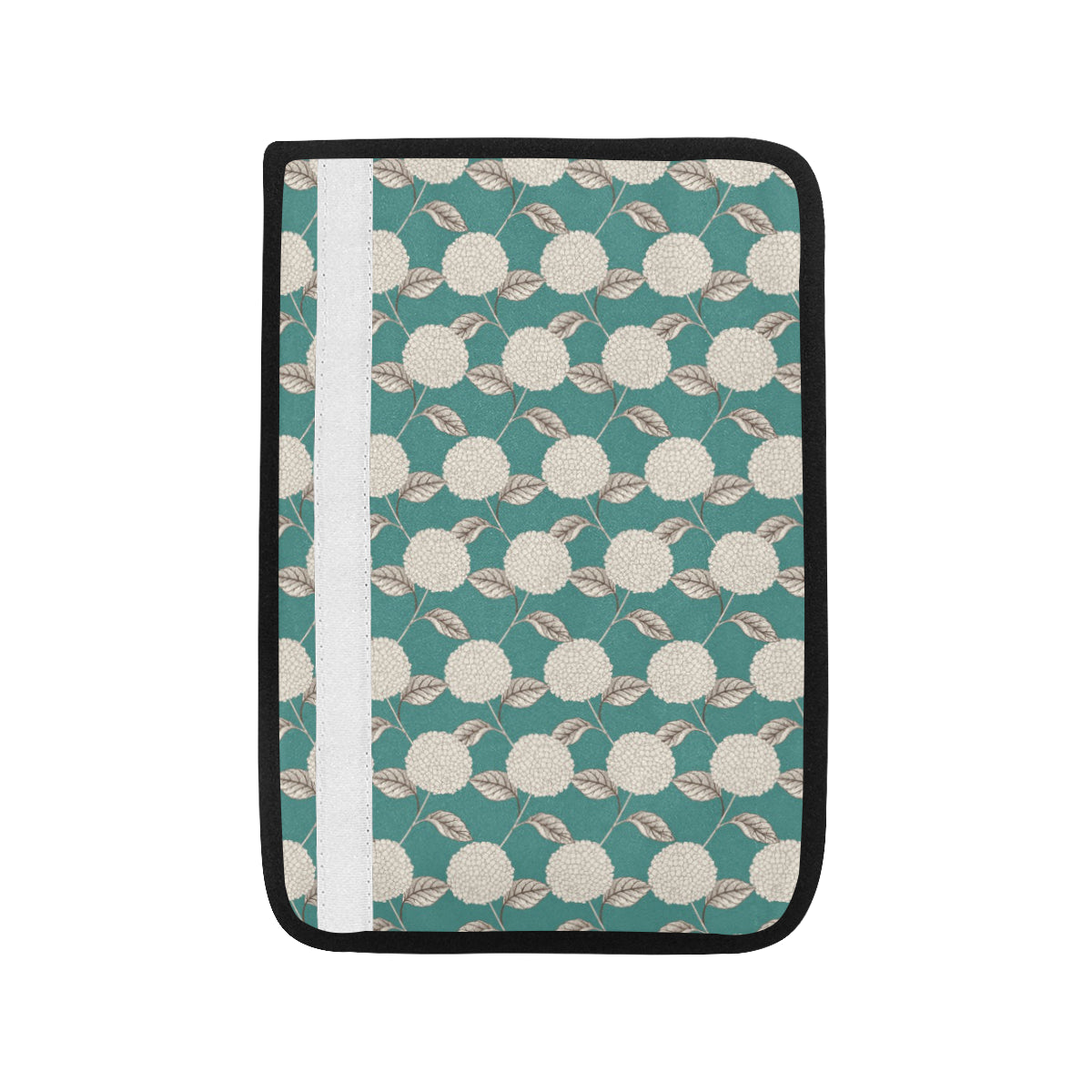 Hydrangea Pattern Print Design HD03 Car Seat Belt Cover