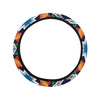 African Kente Steering Wheel Cover with Elastic Edge