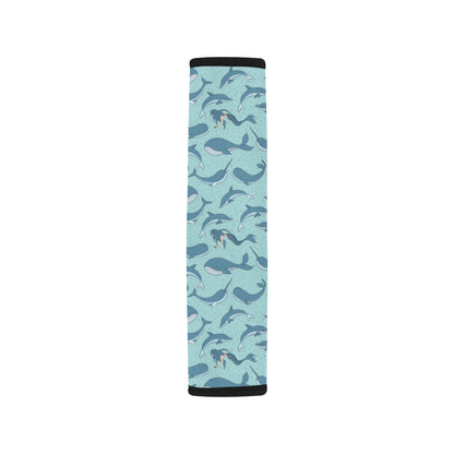 Narwhal Themed Print Car Seat Belt Cover