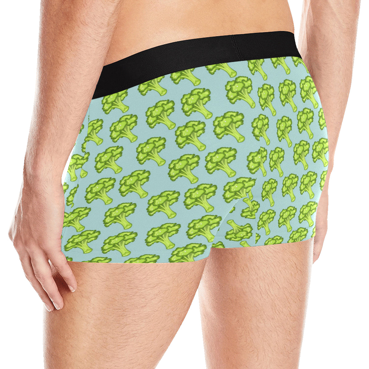 Broccoli Pattern Print Design 02 Men's Boxer Briefs