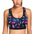 Feather Colorful Boho Design Print Sports Bra