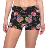 Carnations Pattern Print Design CN05 Yoga Shorts