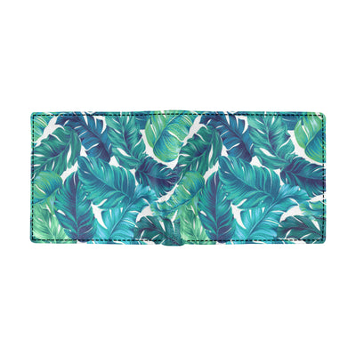 Brightness Tropical Palm Leaves Men's ID Card Wallet