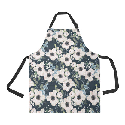 Anemone Pattern Print Design AM02 Apron with Pocket