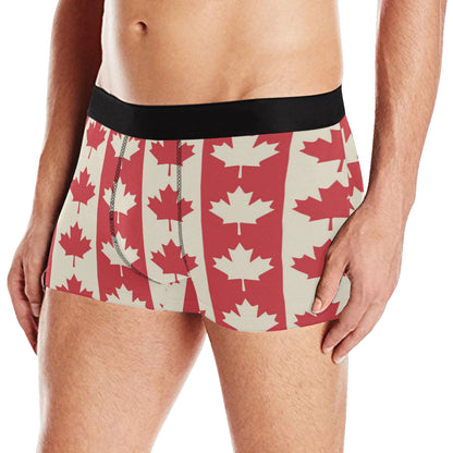 Maple Leaf Pattern Print Design 02 Men's Boxer Briefs