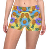 Pineapple Pattern Print Design PP09 Yoga Shorts