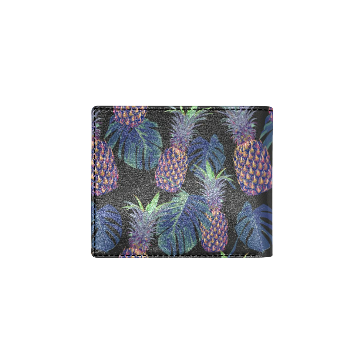 Pineapple Pattern Print Design PP04 Men's ID Card Wallet