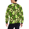 Avocado Pattern Print Design AC04 Men Long Sleeve Sweatshirt