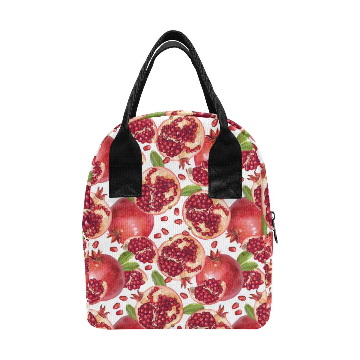 Pomegranate Pattern Print Design PG03 Insulated Lunch Bag