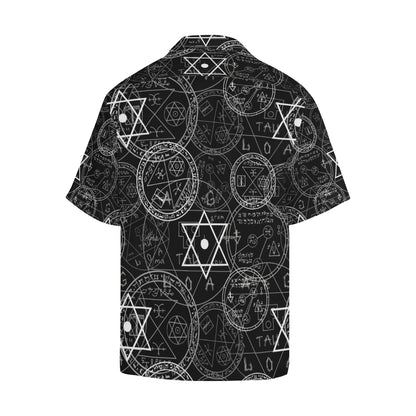 Pentagram Pattern Print Design A01 Men's Hawaiian Shirt