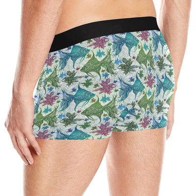 Angelfish Tribal Pattern Print Design 01 Men's Boxer Briefs