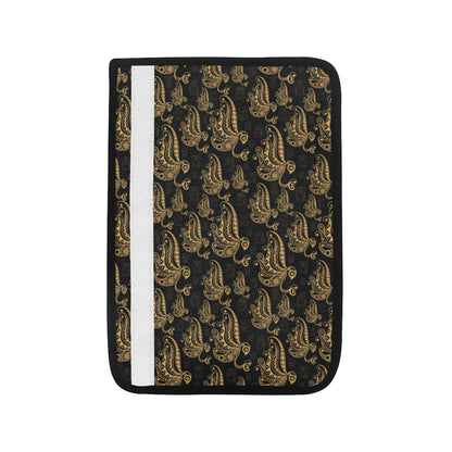 Owl Tribal Polynesian Design Print Car Seat Belt Cover